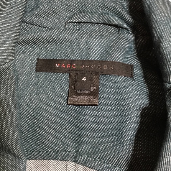 NWOT MARC JACOBS XS BLUE DENIM 2 PIECE PANTSUIT - Picture 3 of 6